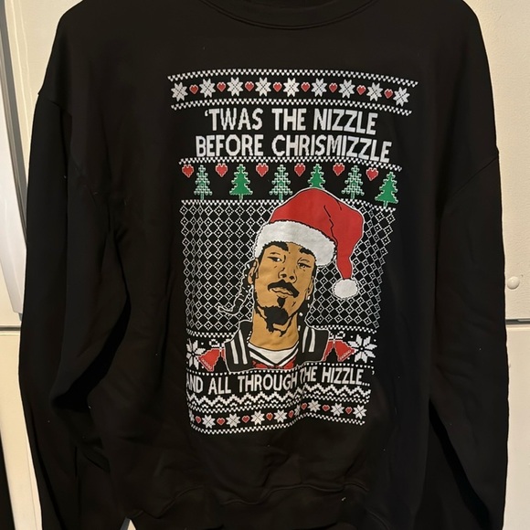 Snoop Dog Christmas Santa Crewneck Sweater XL - Picture 4 of 4
